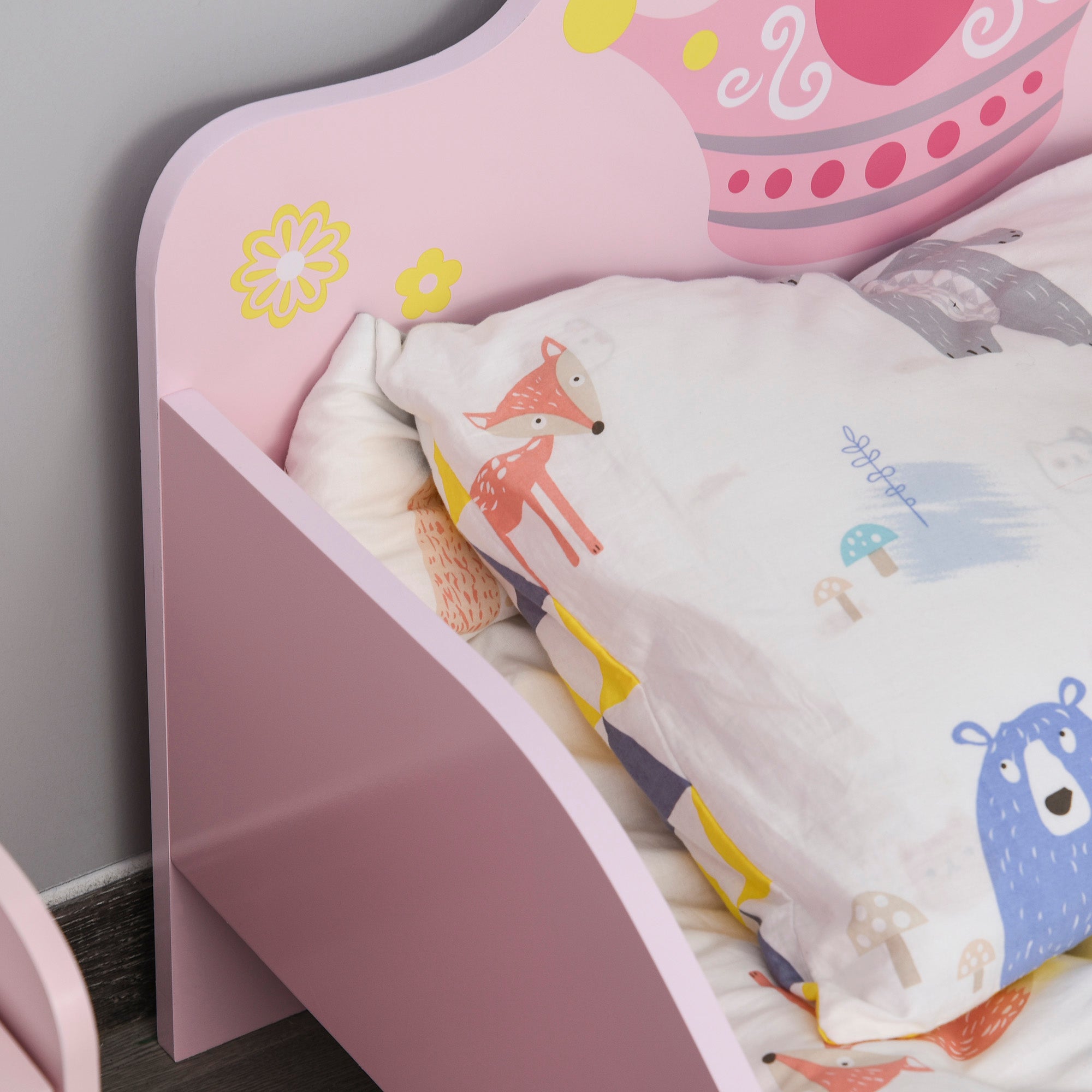 Struttura Letto Singolo per Bambini 143x74x59 cm in Compensato di Pioppo  Blu e Bianco – acquista su Giordano Shop