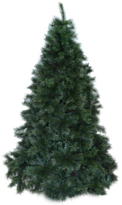Albero di Natale Artificiale 240 cm 64 Rami con Tronco Pioppo del