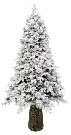 Albero di Natale Artificiale Innevato 240 cm 56 Rami con Pigne e Tronco  Cedro Verde – acquista su Giordano Shop