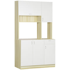 Dispensa Cucina 60x35x170 cm in MDF e Truciolato Bianco – acquista su  Giordano Shop