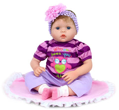 Bambola Reborn Femmina Realistica in Vinile 30cm Seduta Kidfun Real Baby Lu  Lu – acquista su Giordano Shop