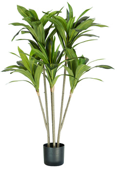 Pianta Artificiale Dracena H110 cm con Vaso Verde – acquista su