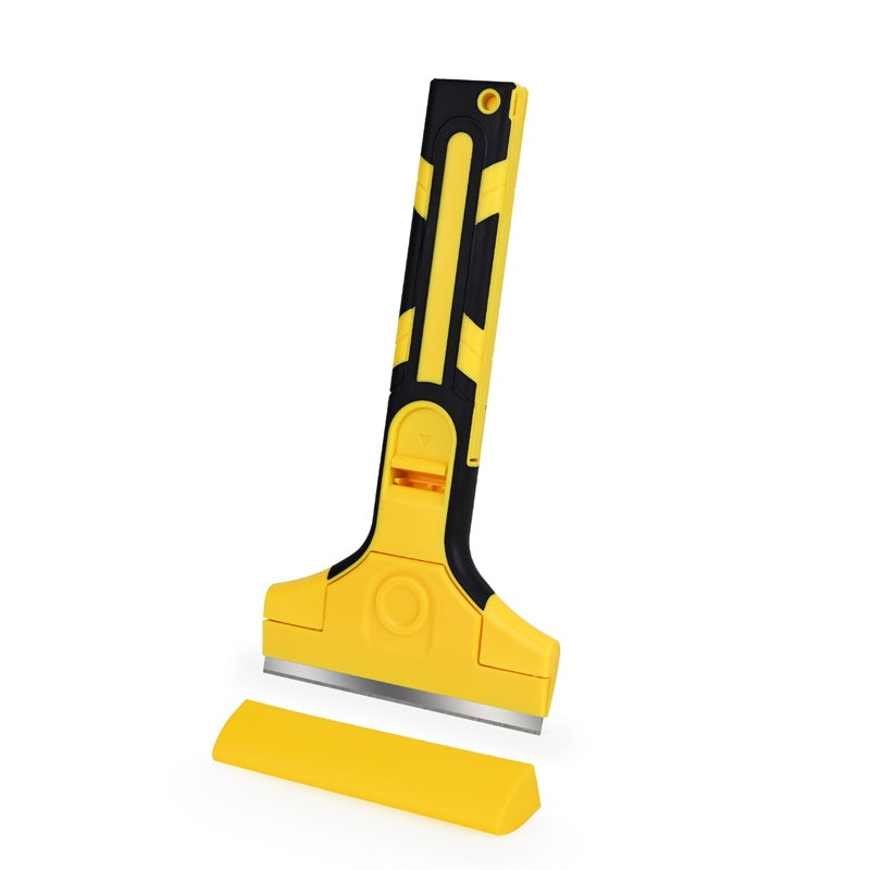 FOSHIO 4inch Razor Blade Scraper Tool with 5pcs Blades Cleaning Razor Scraper for Ceramic Oven