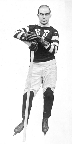Classic pose of Fred Cyclone Taylor, NHL's first superstar