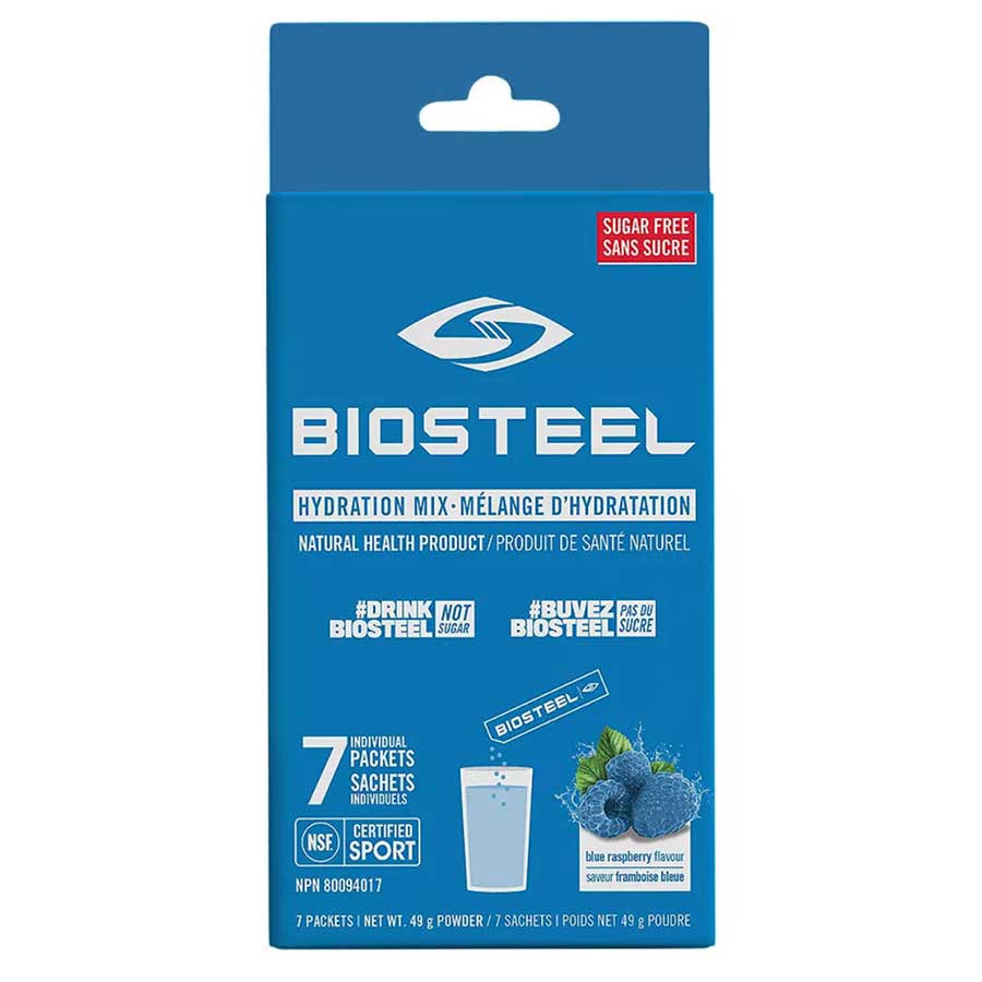 Biosteel High Performance Sports Mix (7 Servings) in blue raspberry