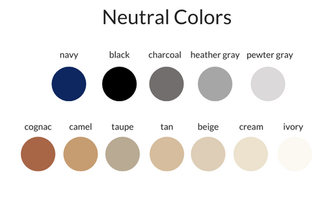 Neutral color pallette for choosing which outfit to wear with white nike air force 1 sneakers