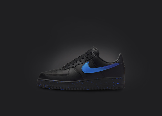 Custom Nike Air Force Ones Blue Swoosh Custom AF1 Mid 
