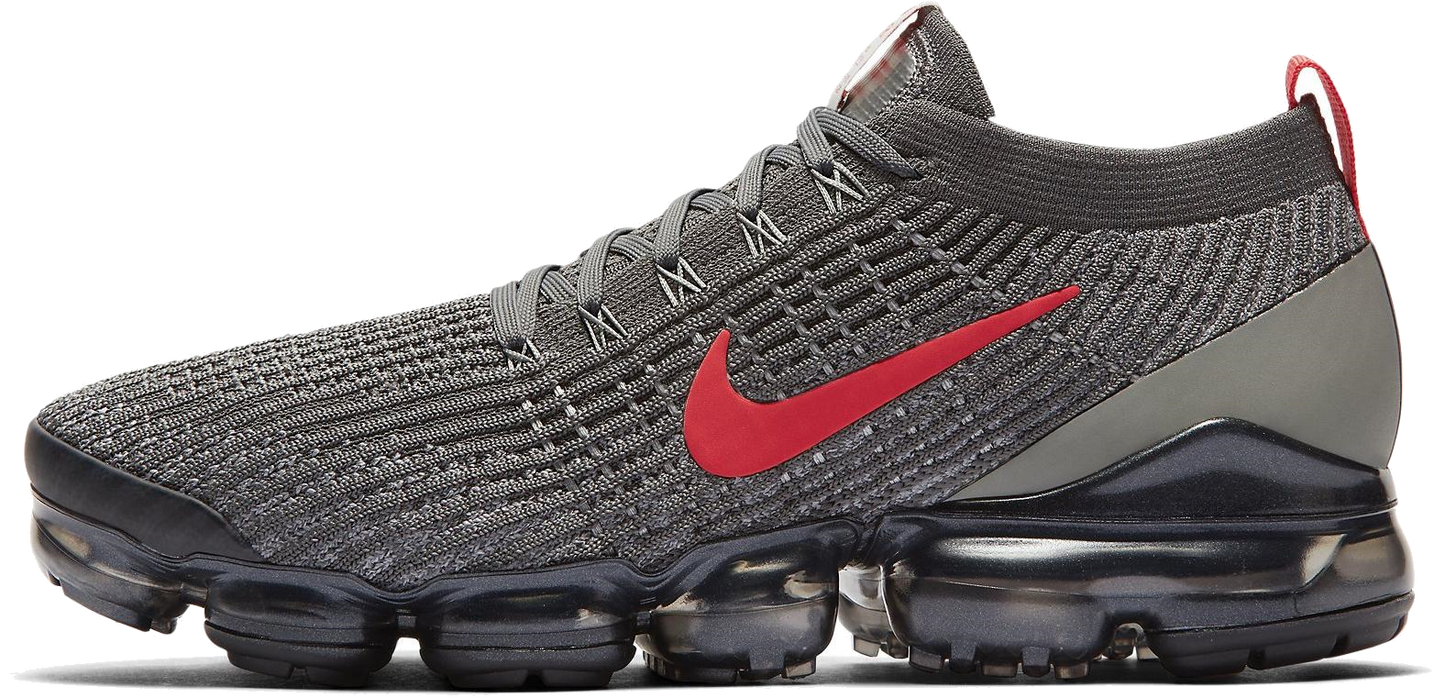 vapormax flyknit 3 grey and red