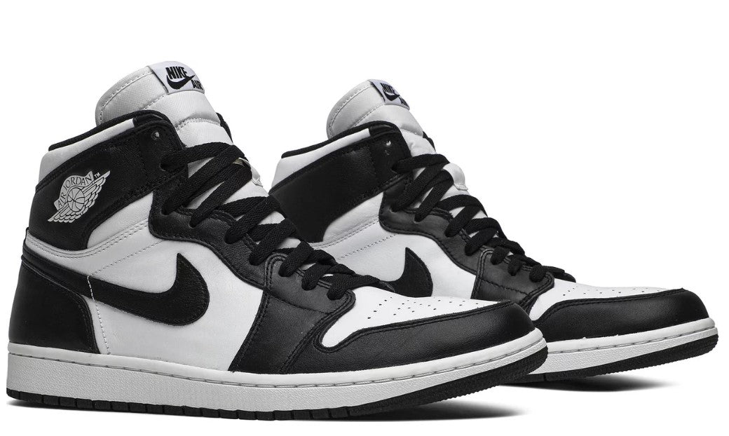 black and white jordans retro