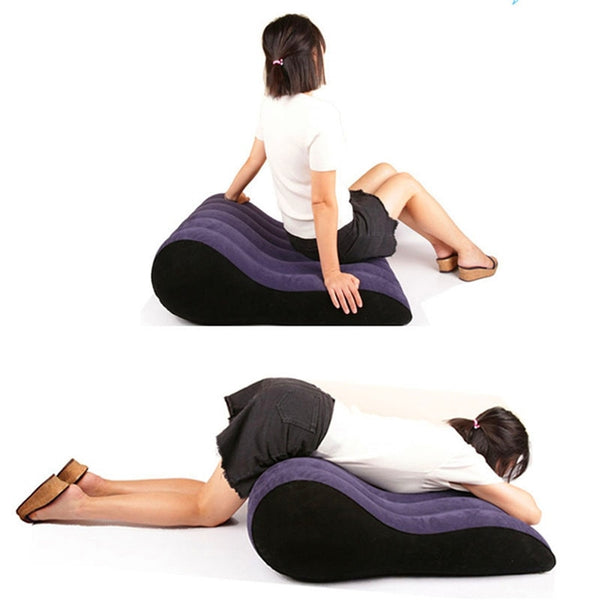 New Inflatable Sex Aid Wedge Pillow Love Position Cushion Aid Furnitur 6951