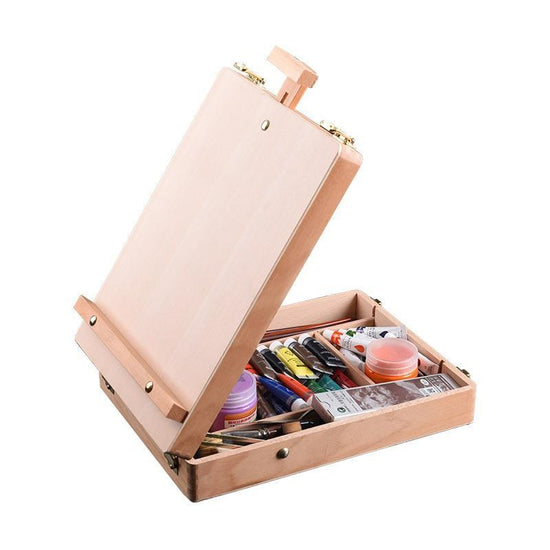 Canvastly - Wooden Easel & Storage Box