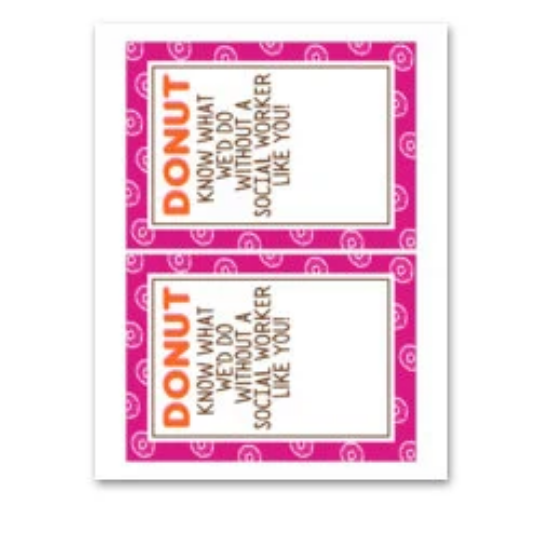 INSTANT DOWNLOAD Donut Know What We'D Do Without A Social