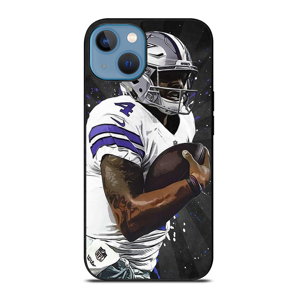 4 Dak Prescott Dallas Cowboys Iphone 13 Hoesje Cc-94551-0