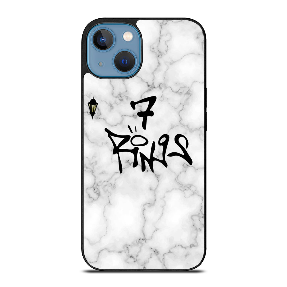 7 Rings Marble Ariana Grande Iphone 13 Hoesje Cc-57745-0