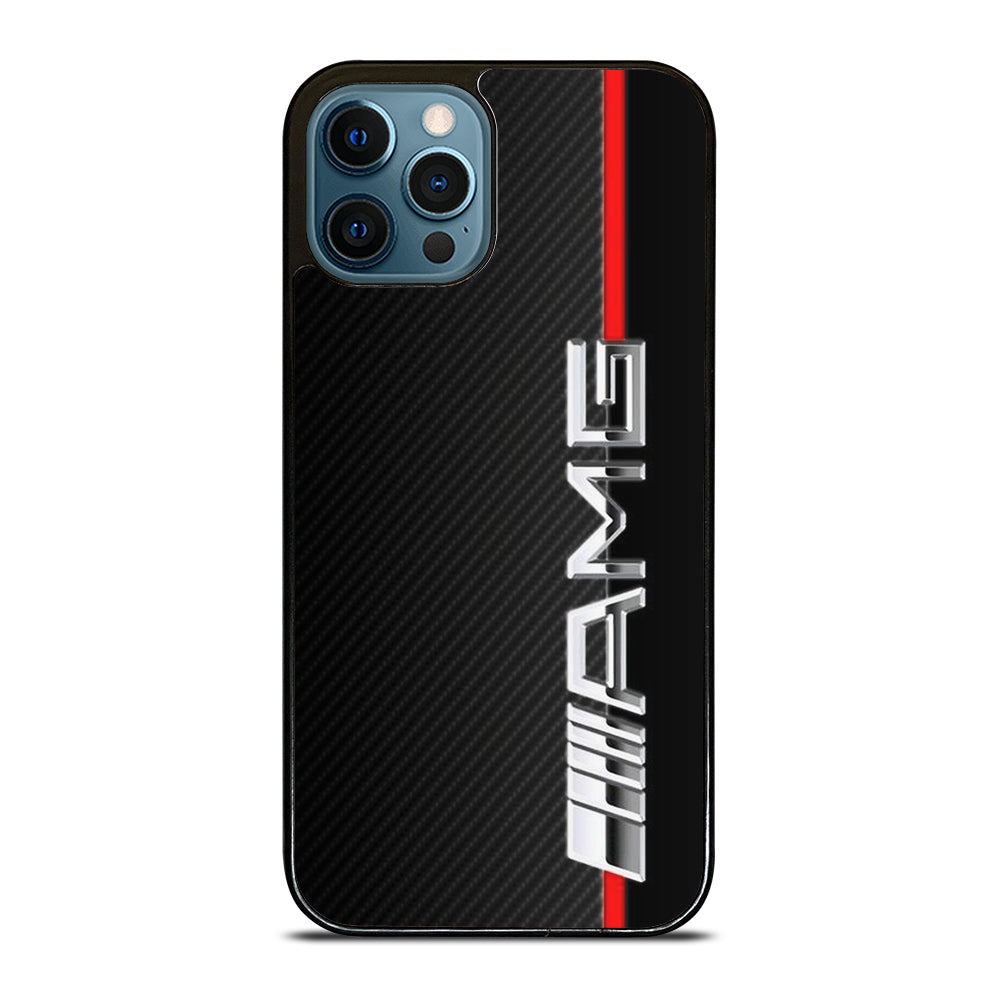 Amg Logo Carbon Iphone 12 Pro Max Hoesje Cc-97418-0