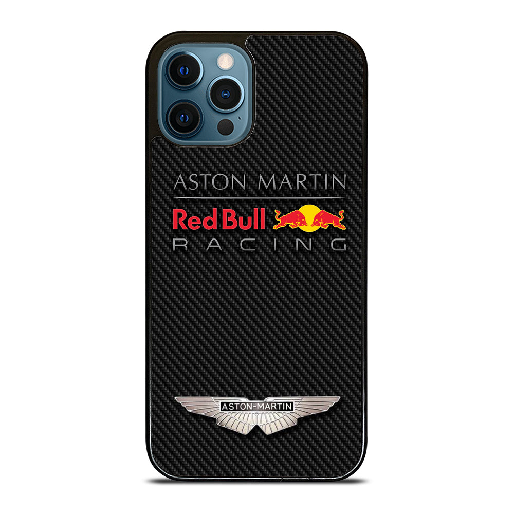 Aston Martin Racing Logo Carbon Iphone 12 Pro Max Hoesje Cc-19633-0