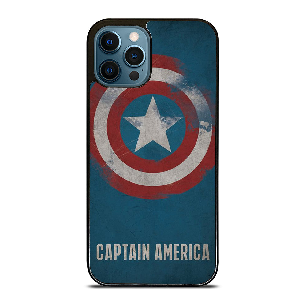 Captain America Symbol Vintage Art Iphone 12 Pro Max Hoesje Cc-10756-0