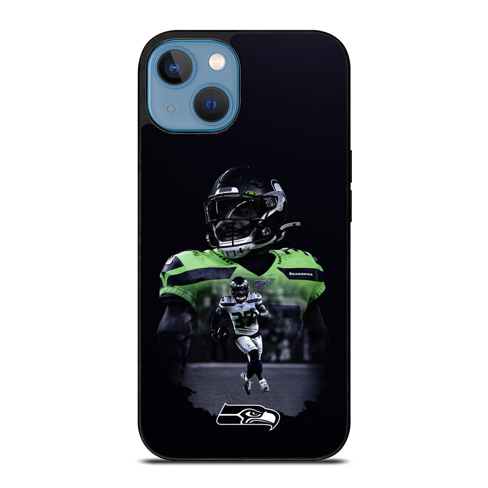 Chris Carson Seahawks Eagle 3 Iphone 13 Hoesje Cc-14342-0