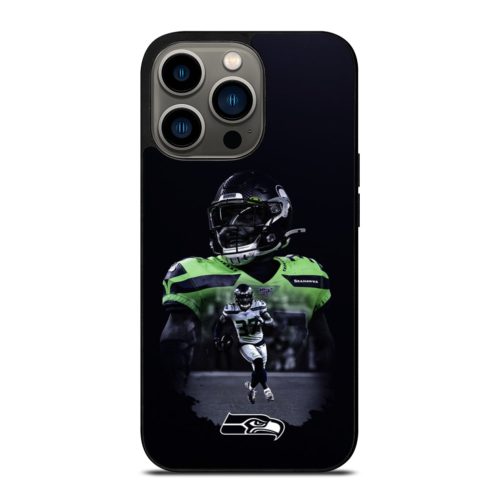 Chris Carson Seahawks Eagle 3 Iphone 13 Pro Hoesje Cc-46106-0