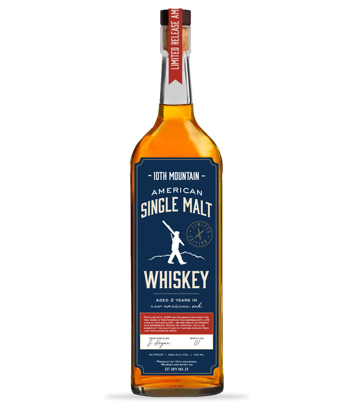 American Single Malt Whiskey - 10th Mountain Whiskey product image