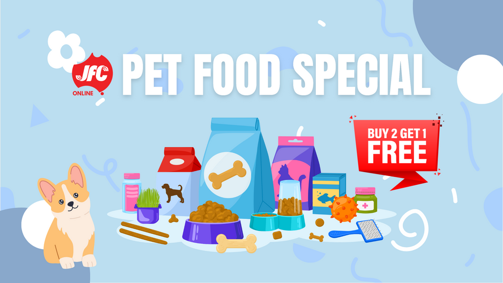 JFC Pet Food Sale Banner