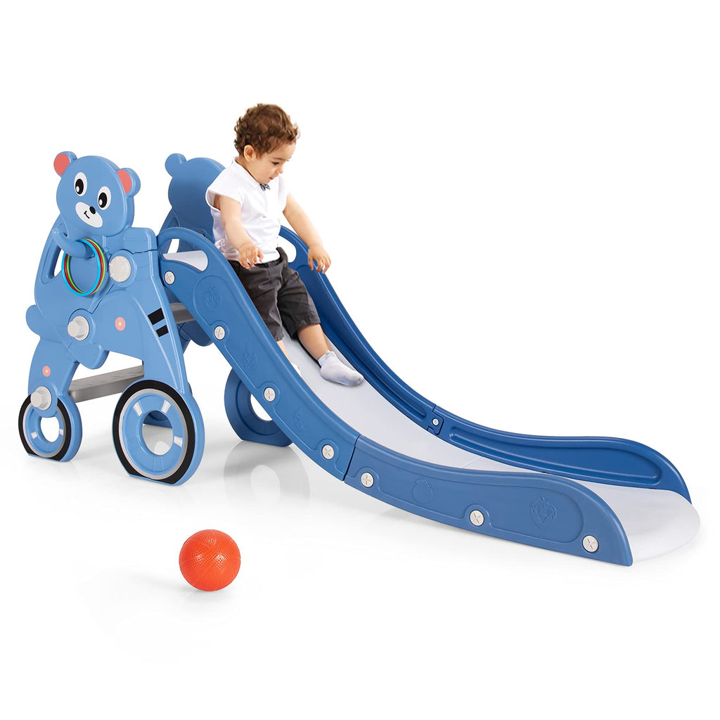 Costzon 4 in 1 Slide for Kids, Toddler Climber Slide Set with