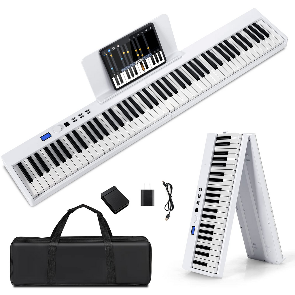 SKONYON 61 Key Piano Keyboard Set Portable Electric Keyboard with Head –  Skonyon
