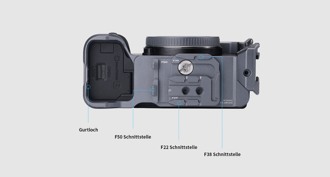 Ulanzi Falcam F22 & F38 & F50 Quick Release L-Winkel  für Sony ZV-E1