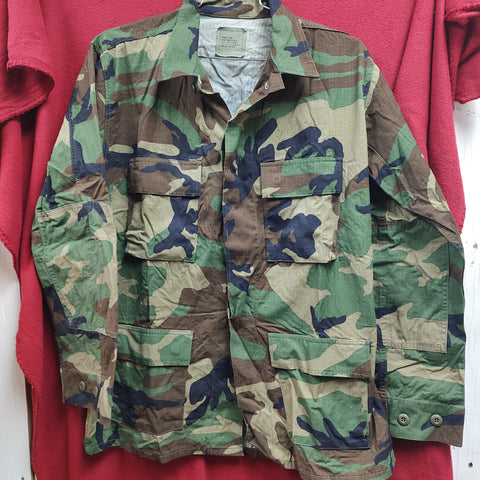 USAF Set of Medium Long Summer BDU Woodland Camo Uniform (j29x