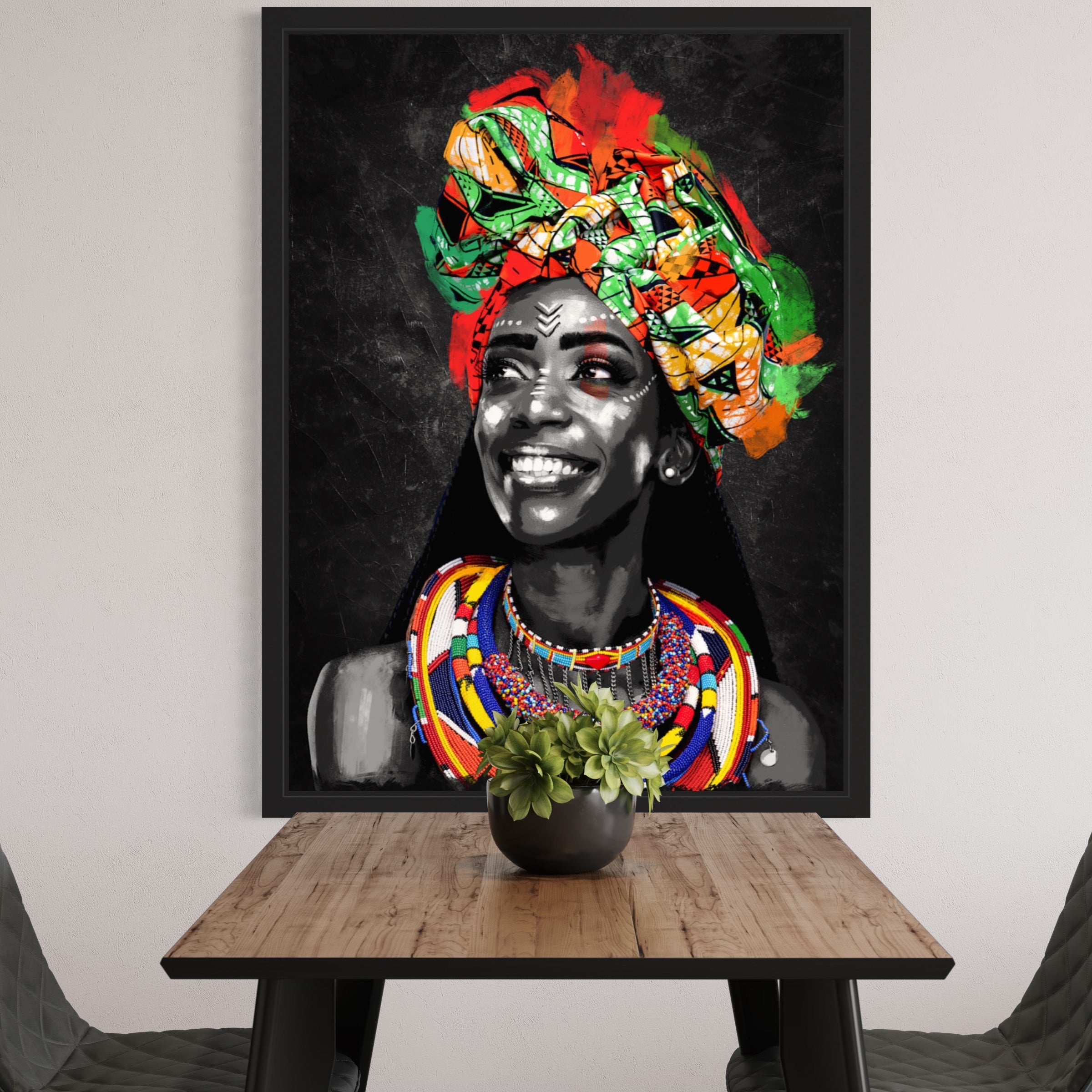 paintings of african women