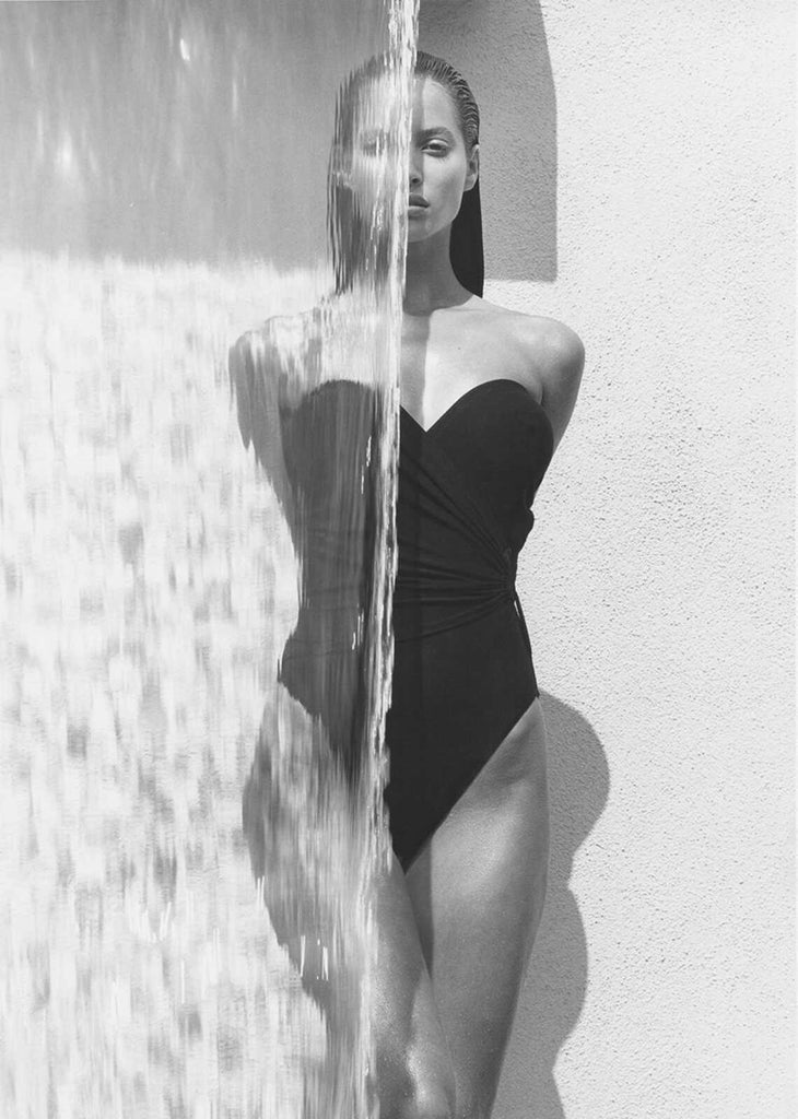 Herb Ritts "Christy - Waterfall, L.A. (a)", 1988