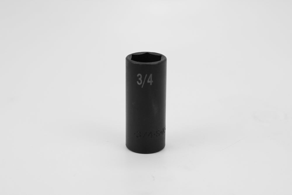 3/4" 3/8" Drive 6 Point Deep Fractional Impact Socket