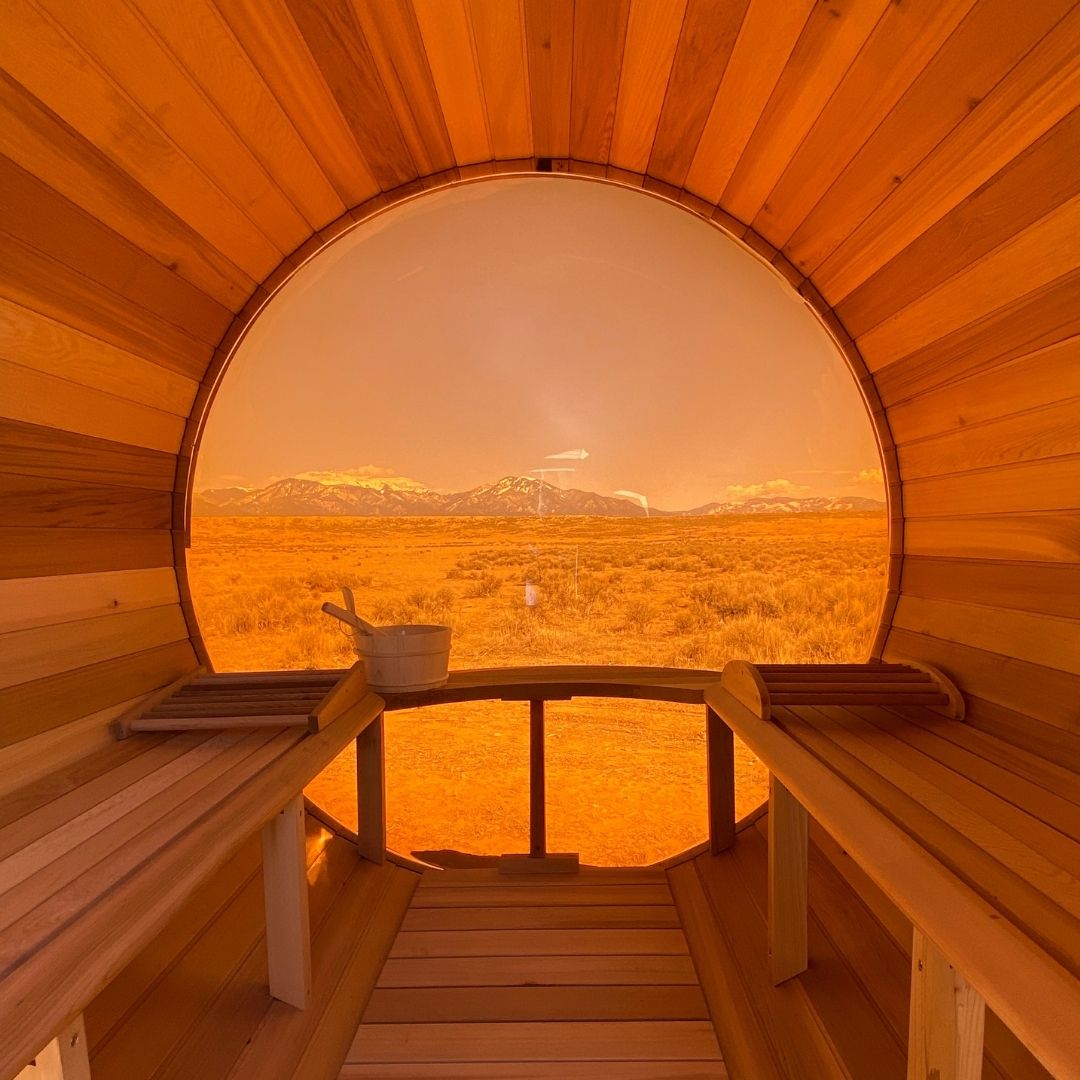 Panoramic View Cedar Sauna - 8 Person
