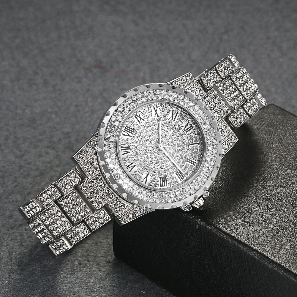 Luxury Iced Watch - Blingdropz