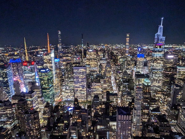 View from Empire State Building at Night