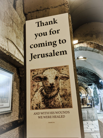 Jerusalem Thank You Sign