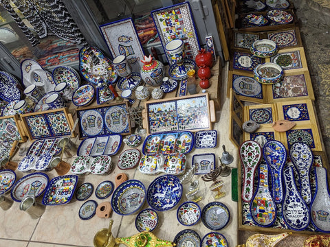 Pottery in the Old City of Jerusalem