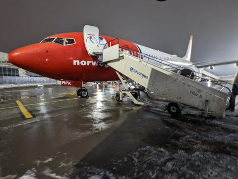 Vilnius flight to Norway