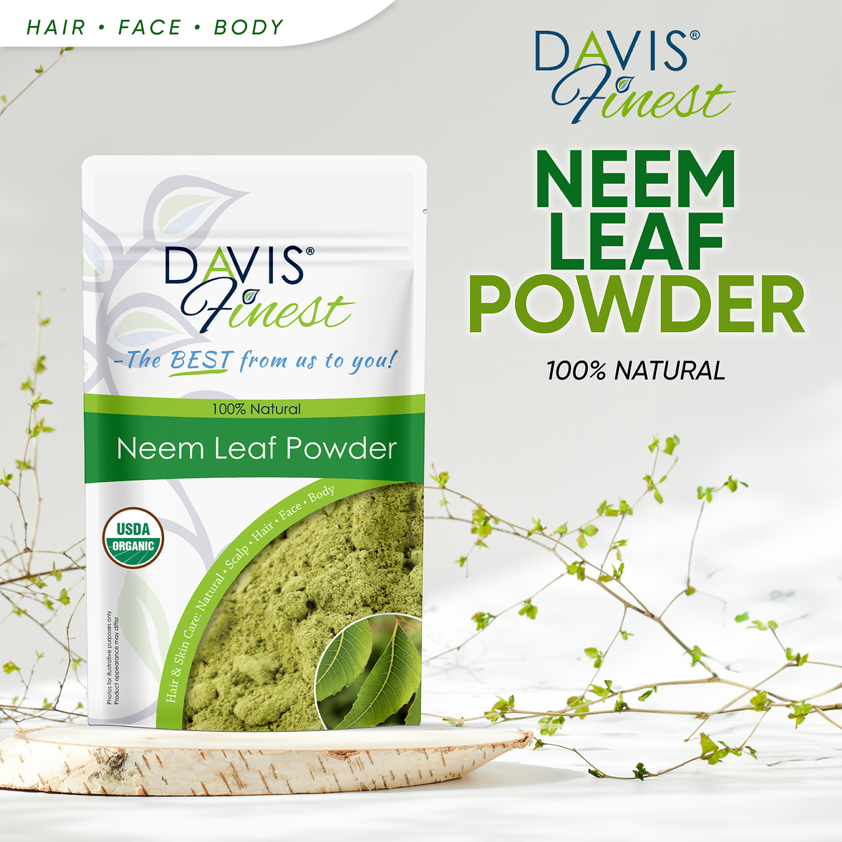 Polvere di Neem 100g/250g