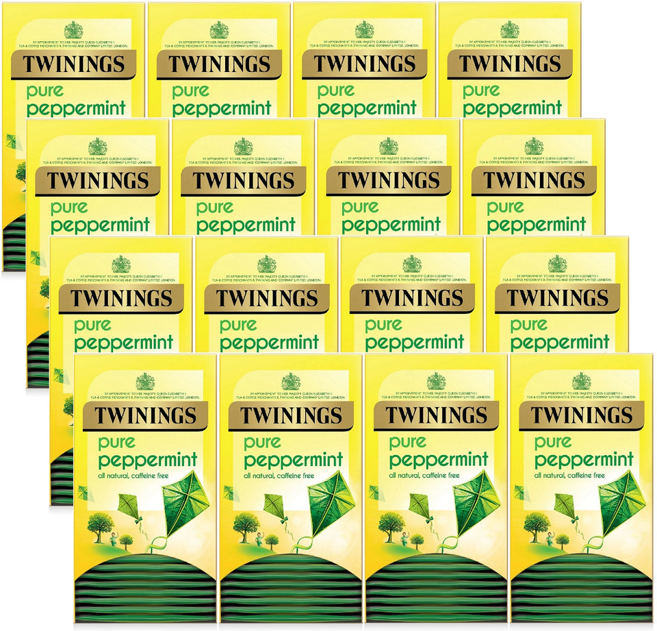 160x-Pure-Peppermint-Tea-Twinings-Tea-Bags-Individual-Enveloped-Tagged-Envelope-Herbal-Healthy-Sache