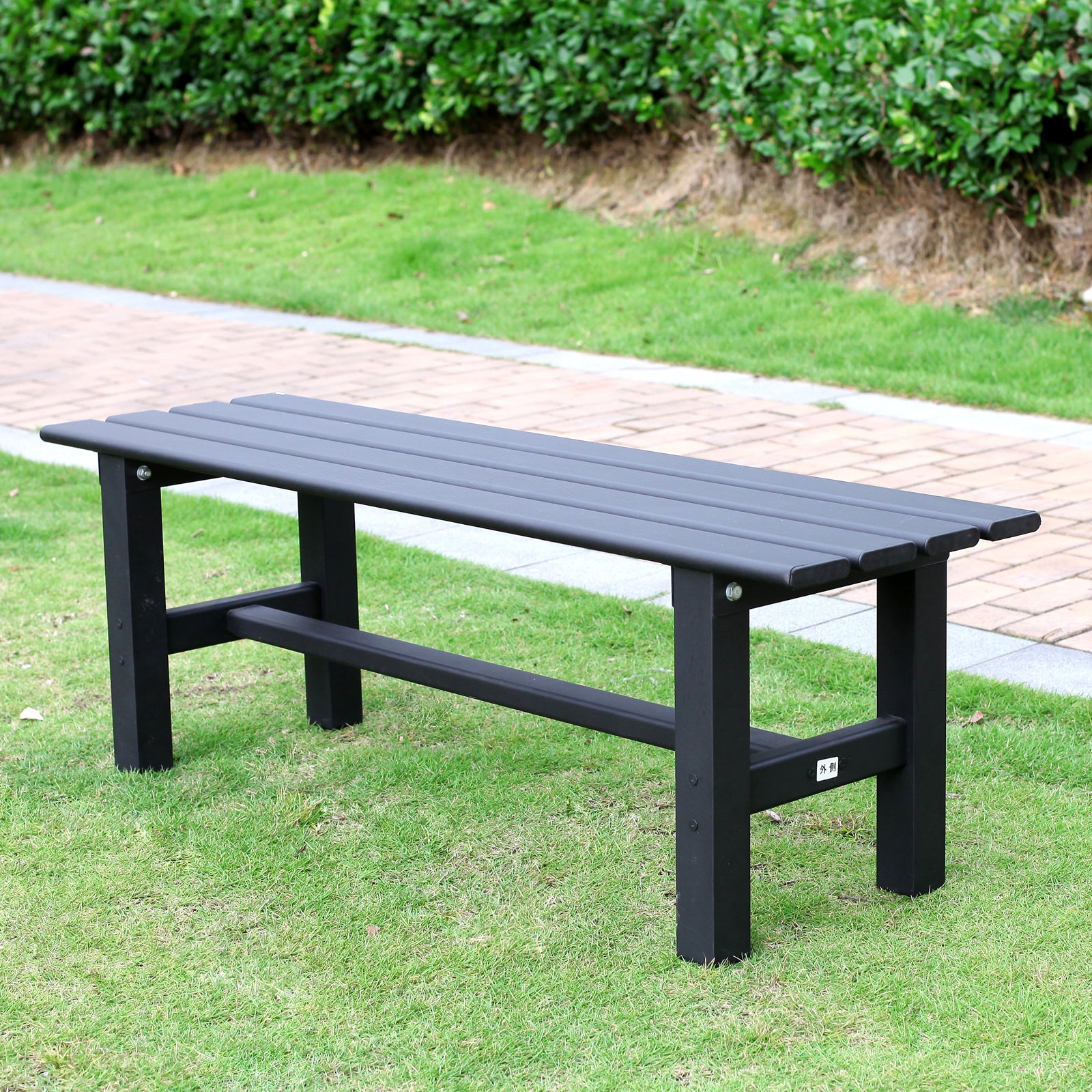 outdoor bench aluminum