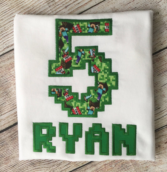 Personalized Embroidered Birthday Roblox Boy T-Shirt, Custom Personali –  MomInspirationShop