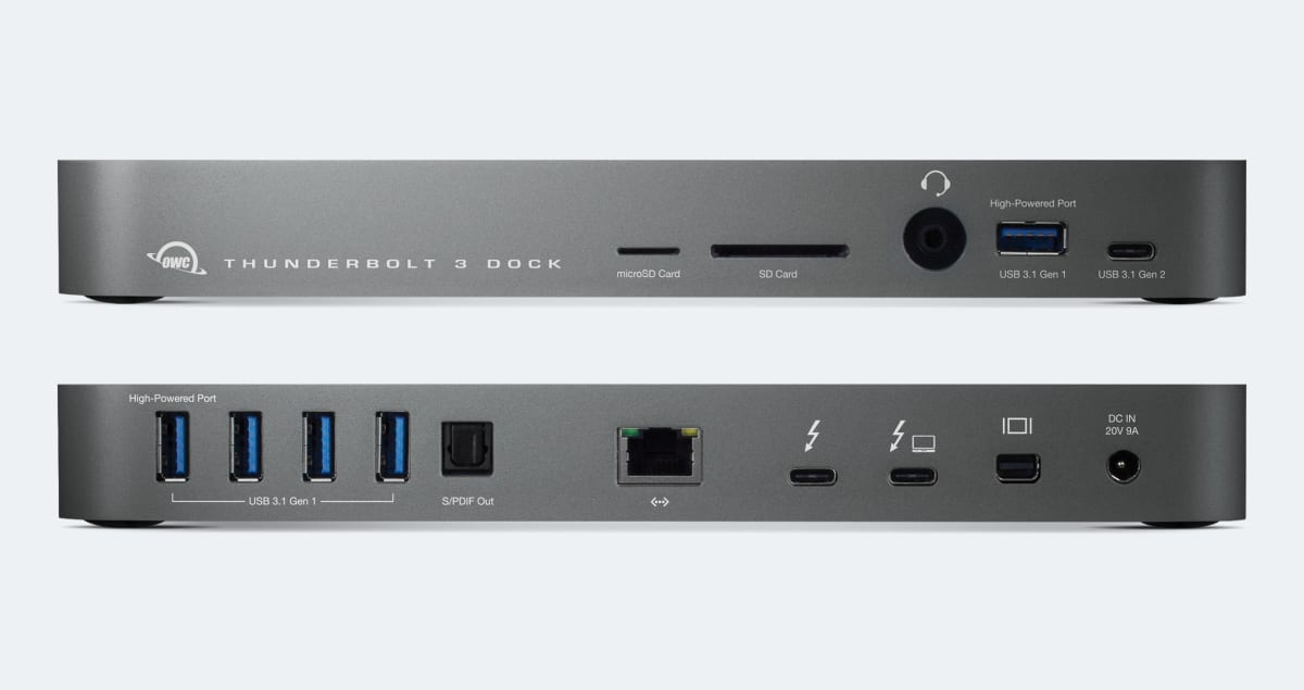 OWC adds Thunderbolt 4 Dock, USB-C Dock and Storage Solutions
