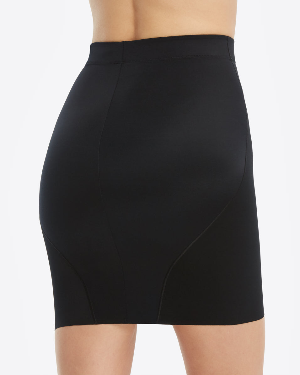 High Waisted Skirt Spanx Slip