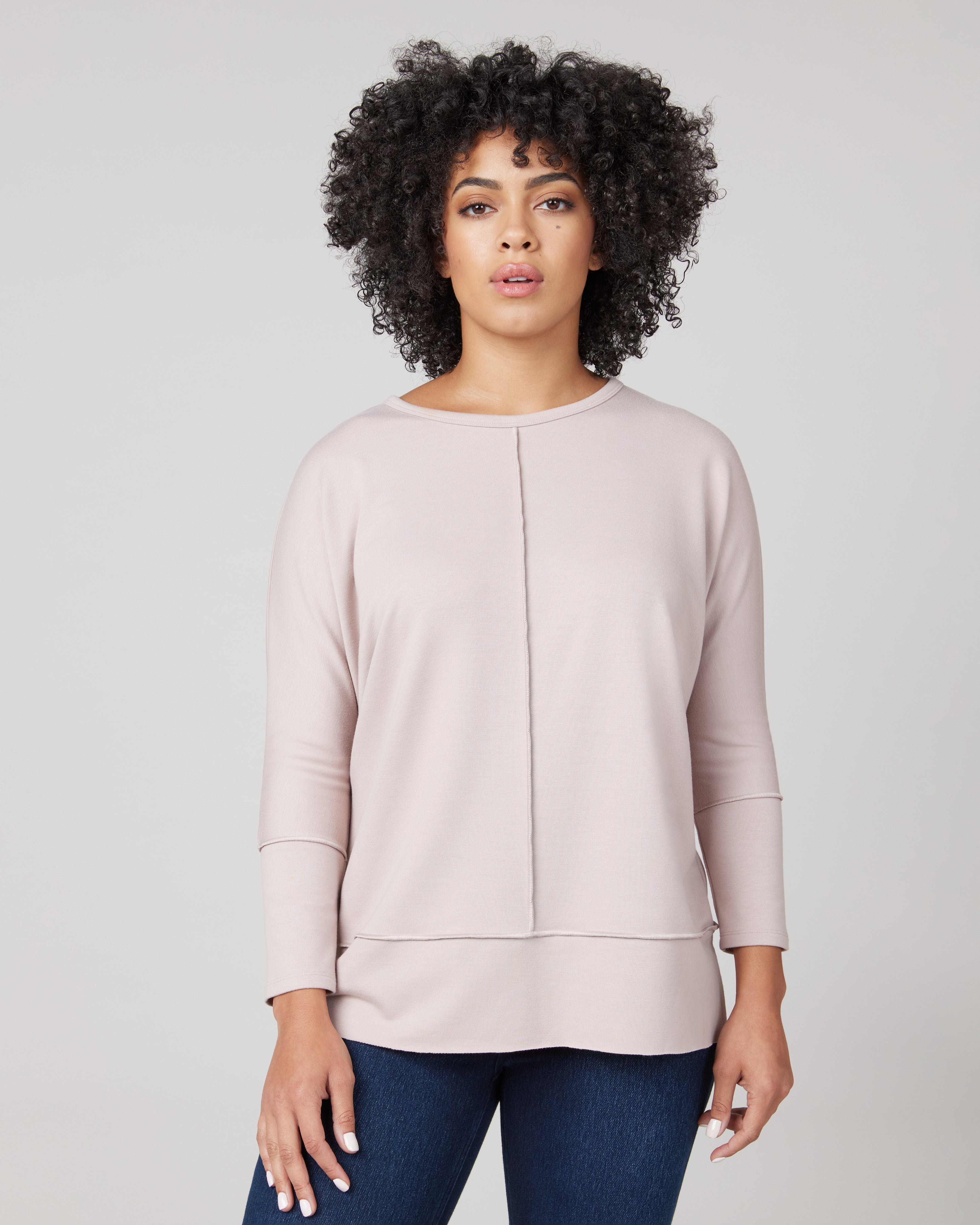 Image of Spanx Women's Perfect Length Top, Dolman 3/4 Sleeve