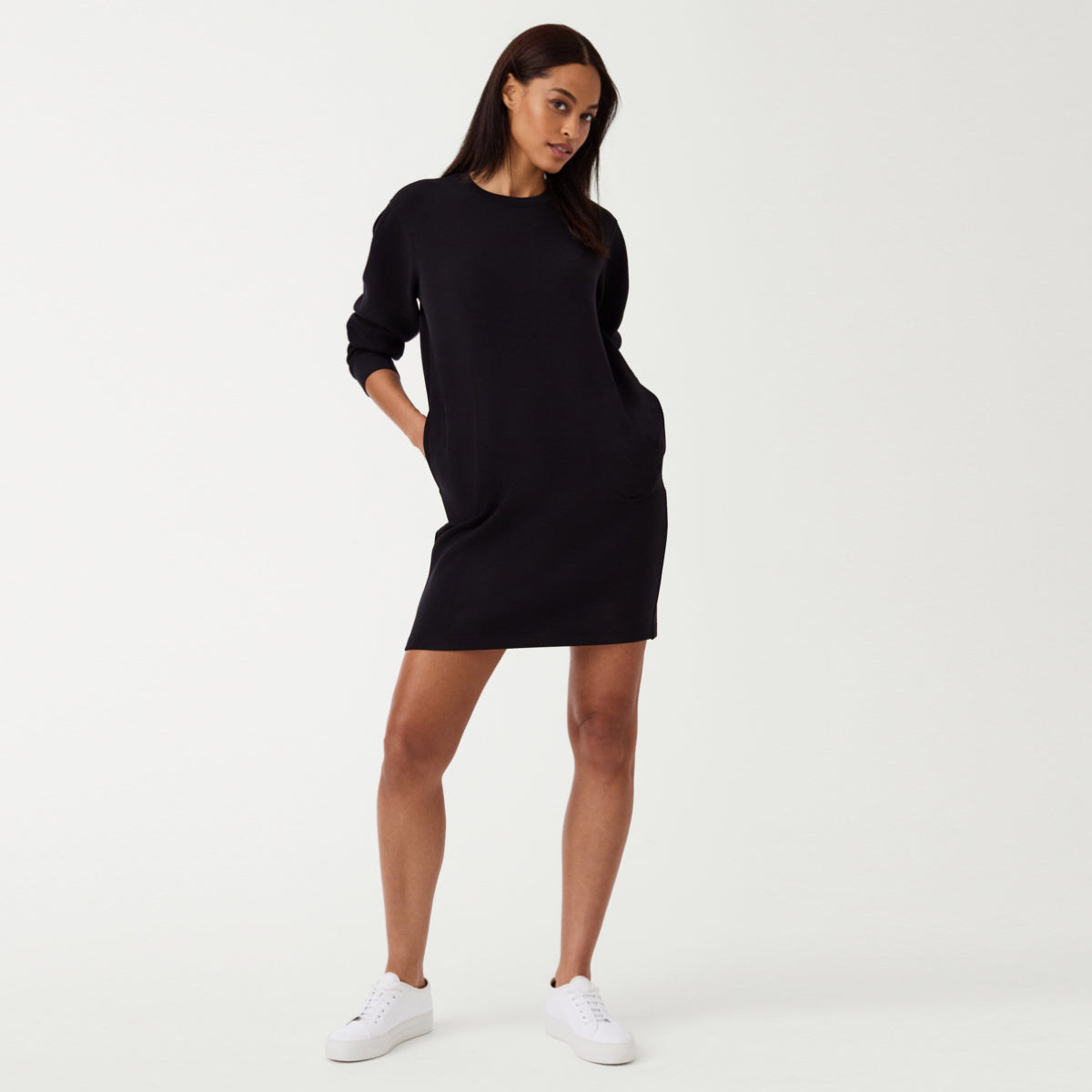 AirEssentials Crew Very Black - SPANX – Jackie Z Style Co.