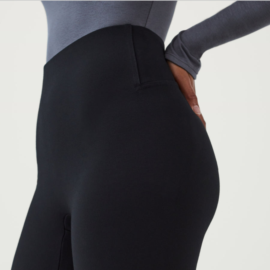 Ponte High Rise Split Front Legging