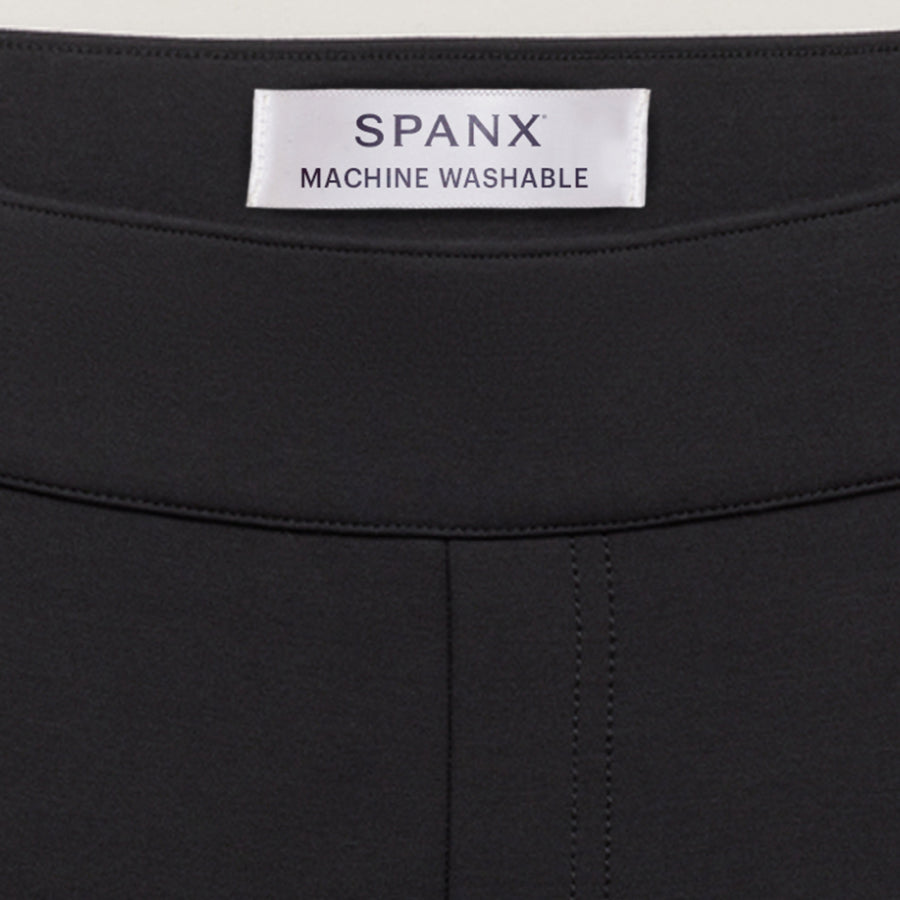 Spanx The Perfect Pant, Hi-rise Flare In Houndstooth Jacquard in Blue