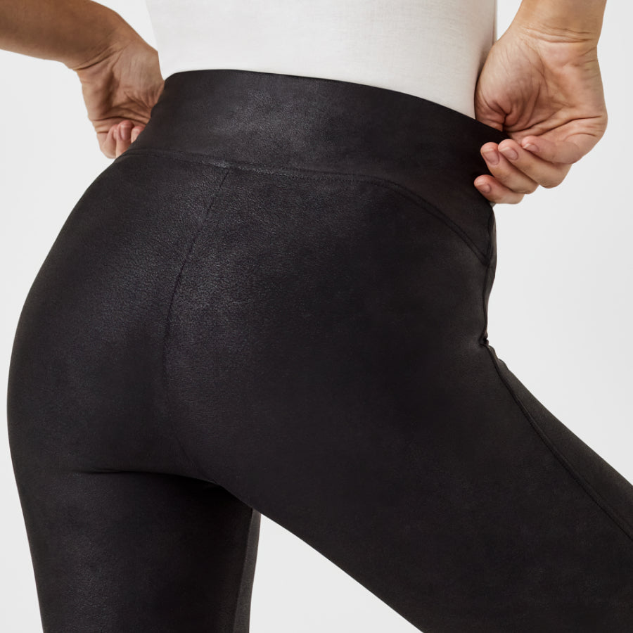 Black Fleece Lined Faux Leather Leggings – ThePinkBoutique