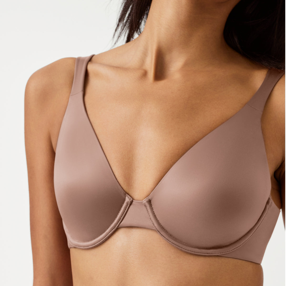 Spanx Unlined Full Coverage Bra (30003R), Nude, 42DD : .co